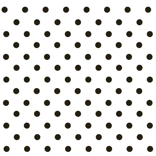 Black Polka Dot Clear Cello (60mx80cm)