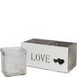 Love Me Do Vases and Display Box