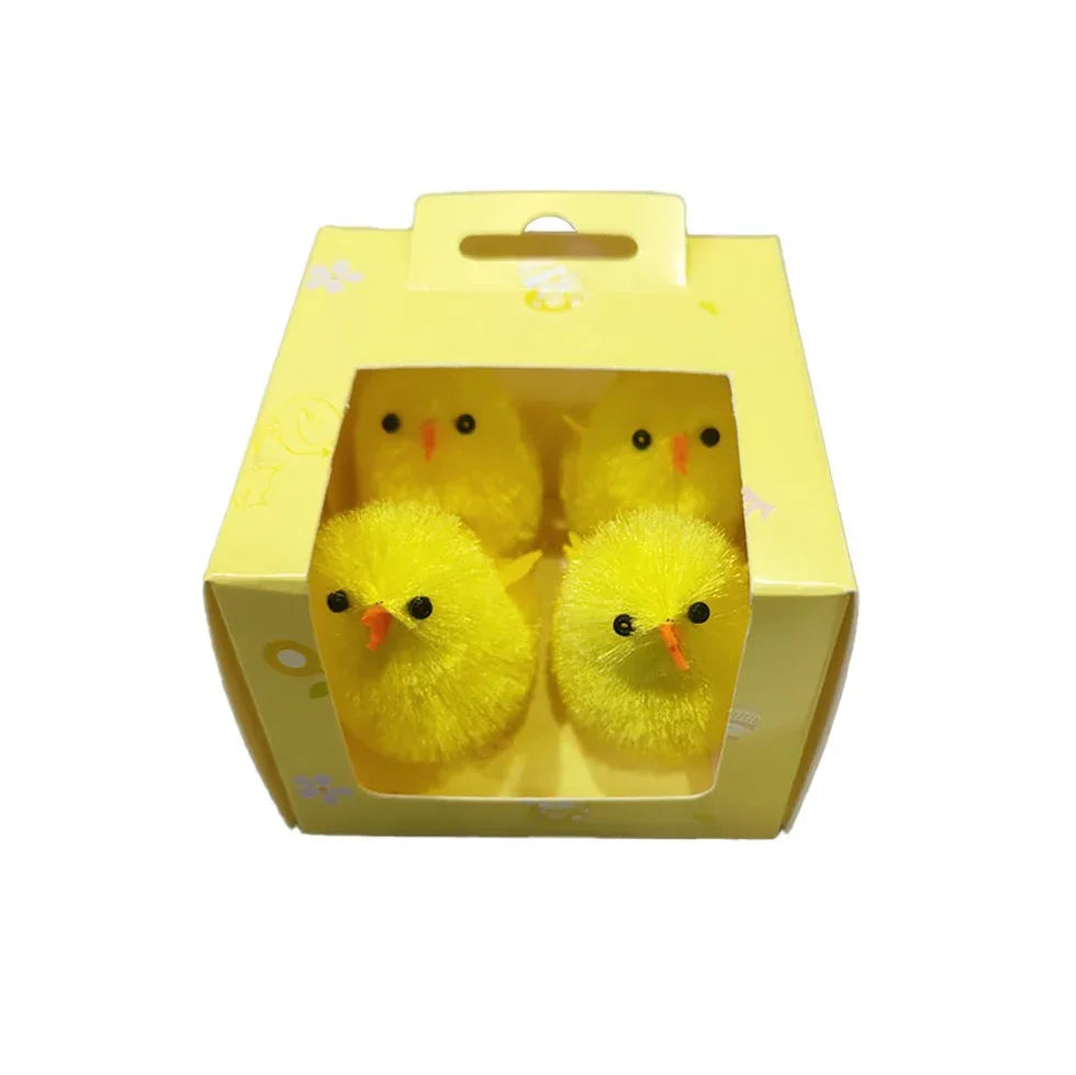 Easter Chicks in Display Box (Pack of 4)