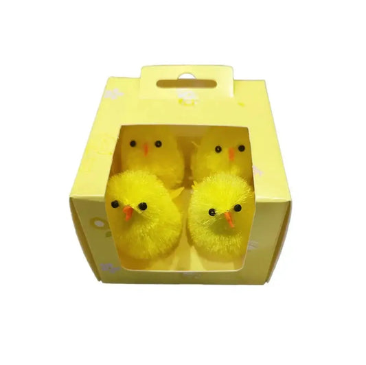 Easter Chicks in Display Box (Pack of 4)