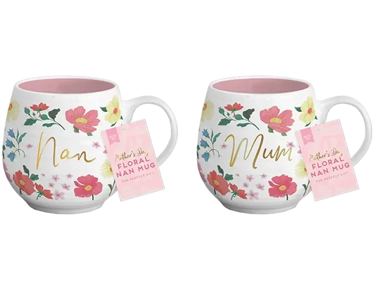 Mothers Day Floral Ceramic Mug (Assorted)