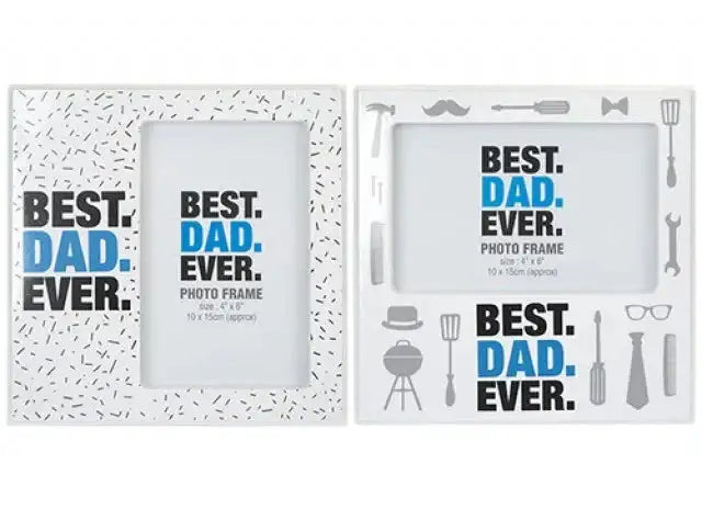 Dad Printed Photo Frame (4 x 6 Inch)