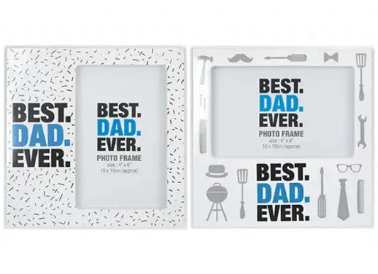 Dad Printed Photo Frame (4 x 6 Inch)