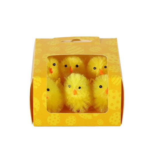 Easter Chicks in Display Box (Pack of 6)