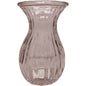 Grey Harper Fluted &amp; FlaredÂ Glass Vase (14cm)