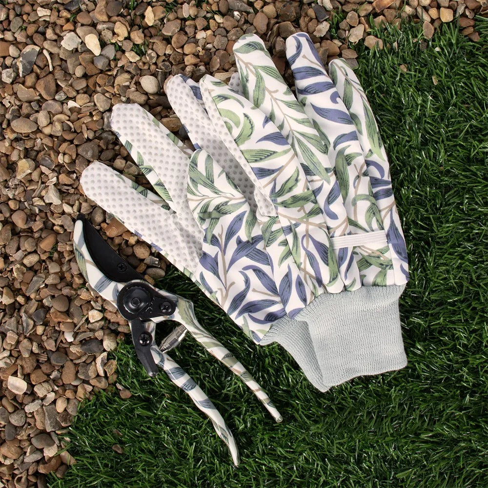 Willow Bough Garden Gloves &amp; Tool Set