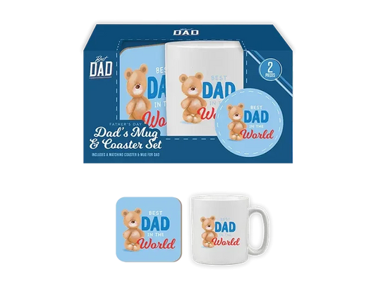 Fathers Day Mug &amp; Coaster Duo Set