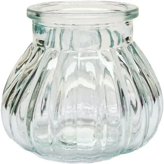 Clear Veneto Bubble Jar  (8cm x 9cm)