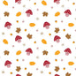 Happy Autumn Mushroom Clear Cello (100m)