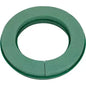 Green floral foam ring for making wreaths or home décor arrangements