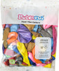 Metallic Assorted Latex Balloons - 10 inch (Pack of 100)