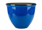Dark Blue Ceramic Look Planter (30cm)