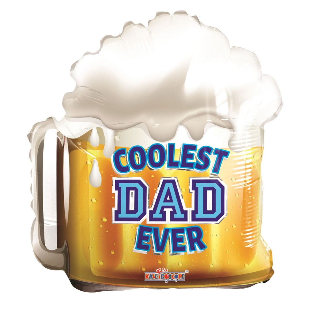 Coolest Dad Beer Balloon (18inch)