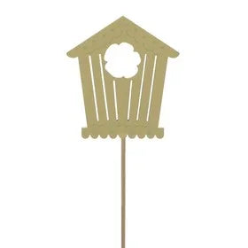 Yellow Birdhouse Bloomy (Pack of 10)