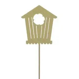 Yellow Birdhouse Bloomy (Pack of 10)