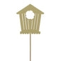 Yellow Birdhouse Bloomy (Pack of 10)
