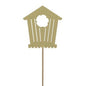 Yellow Birdhouse Bloomy (Pack of 10)