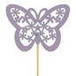 Lilac Butterfly on Stick (Pack of 25)