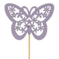 Lilac Butterfly on Stick (Pack of 25)