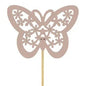 Pink Butterfly on Stick (Pack of 25)