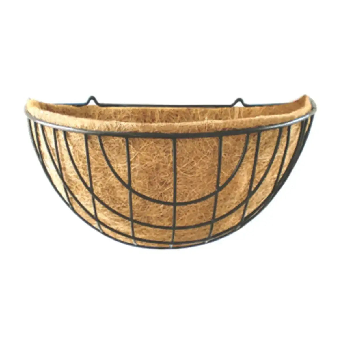 Wire Wall Basket with Coco Liner (25cm)
