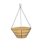 Round Wire Hanging Basket with Coco Liner (25cm)