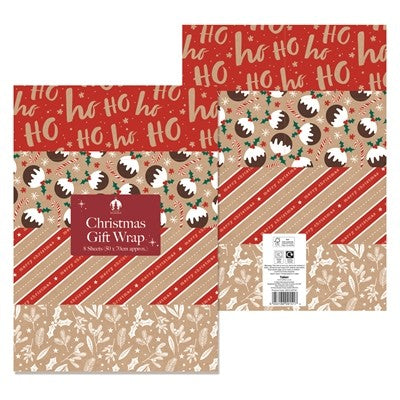Christmas Gift Wrap Sheets