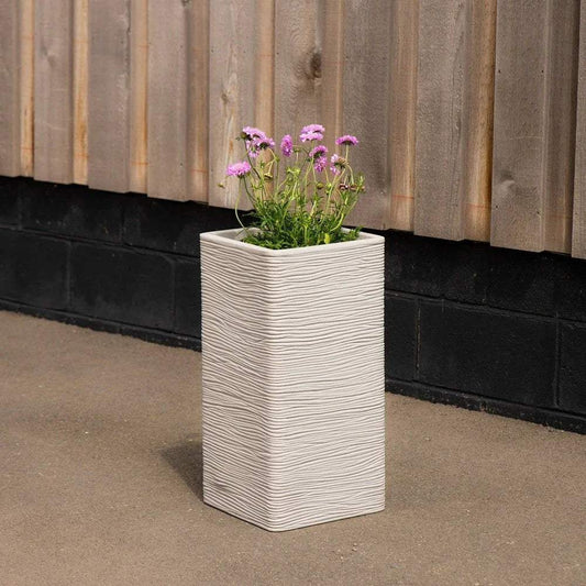 Stone Tall Square Amalfi Planter (60cm)
