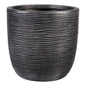 Pewter Round Amalfi Planter (34cm)