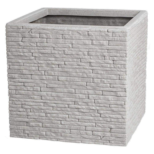 Stone Square Slate Effect Planter (30cm)