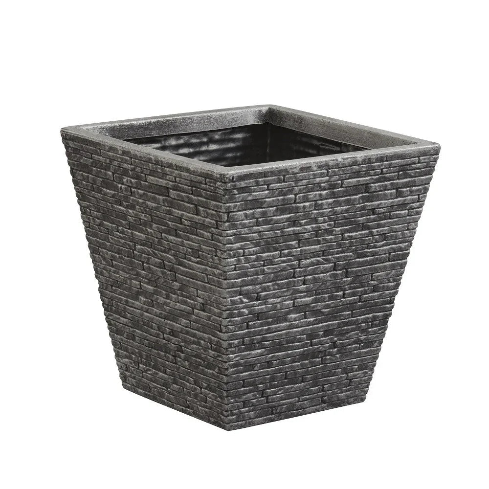 Pewter Slate Effect Planter (33cm)