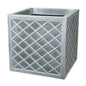 Pewter Square Lazio Planter (39cm)