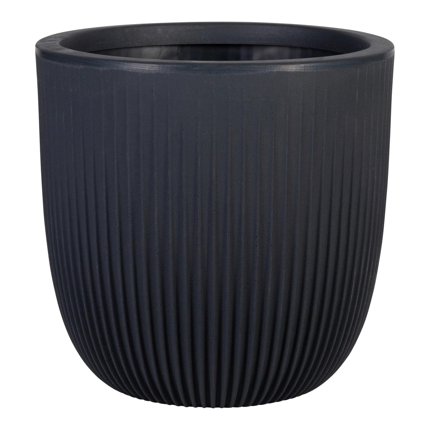 Graphite Round Pacific Planter (35cm)