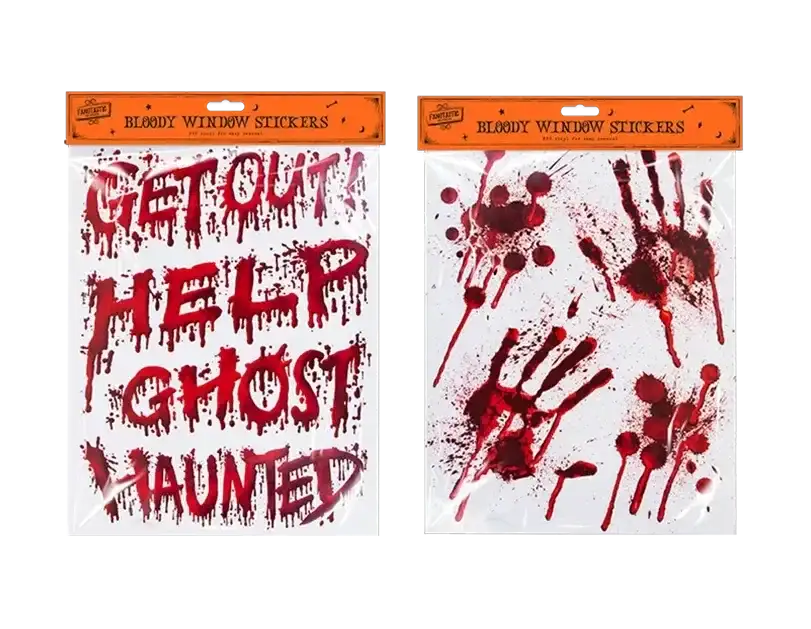 Blood Window Stickers (Assorted)