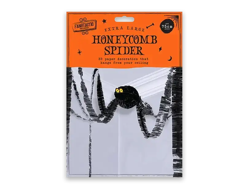 Black Spider Honeycomb Pendant Decoration