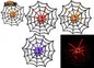 Light Up Spider on Web (Assorted)