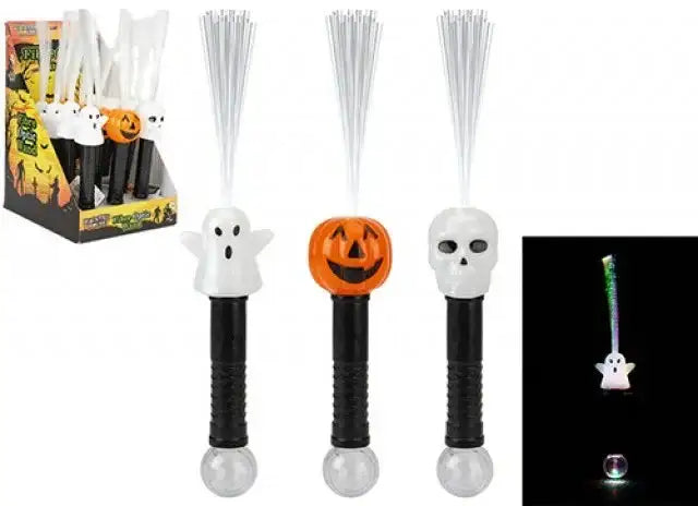 Fibre Optic Halloween Wands (Assorted)