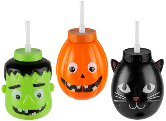 Halloween Novelty Drink Cup (Assorted)