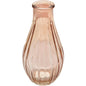 Pink Vintage Fluted Bud Vase (14cm)