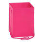 Bright pink gift bag with rope handles, ideal for presents and celebrations.