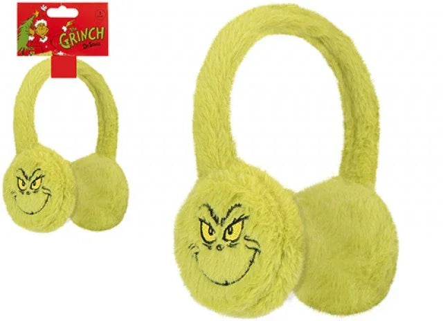 Green Grinch Fluffy Ear Muffs