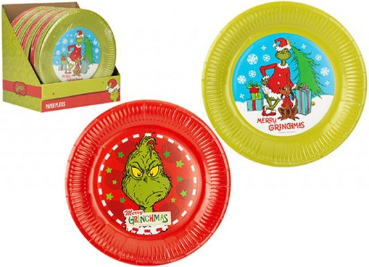 Grinch Paper Plates (Pack of 6)
