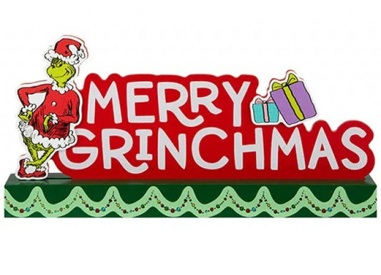 Grinch Merry Grinchmas Sign