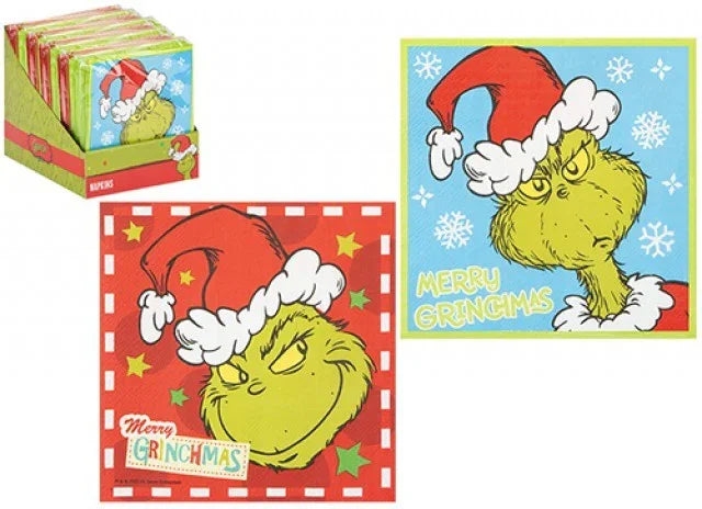 Grinch Napkins (Pack of 12)