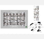 8 Premium Winter Floral Crackers (12.5inch)