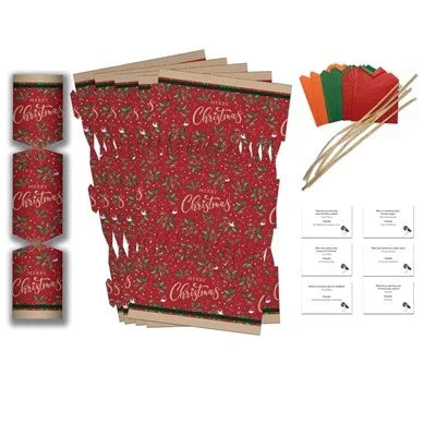 Merry Christmas MYO Cracker Kit (Pack of 6)