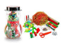 White Snowman Craft Jar