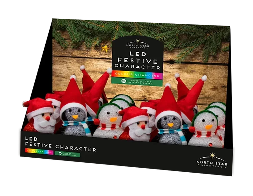 Colour Changing LED Christmas Character