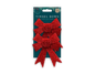 Red Tinsel Bows (Pack of 2)