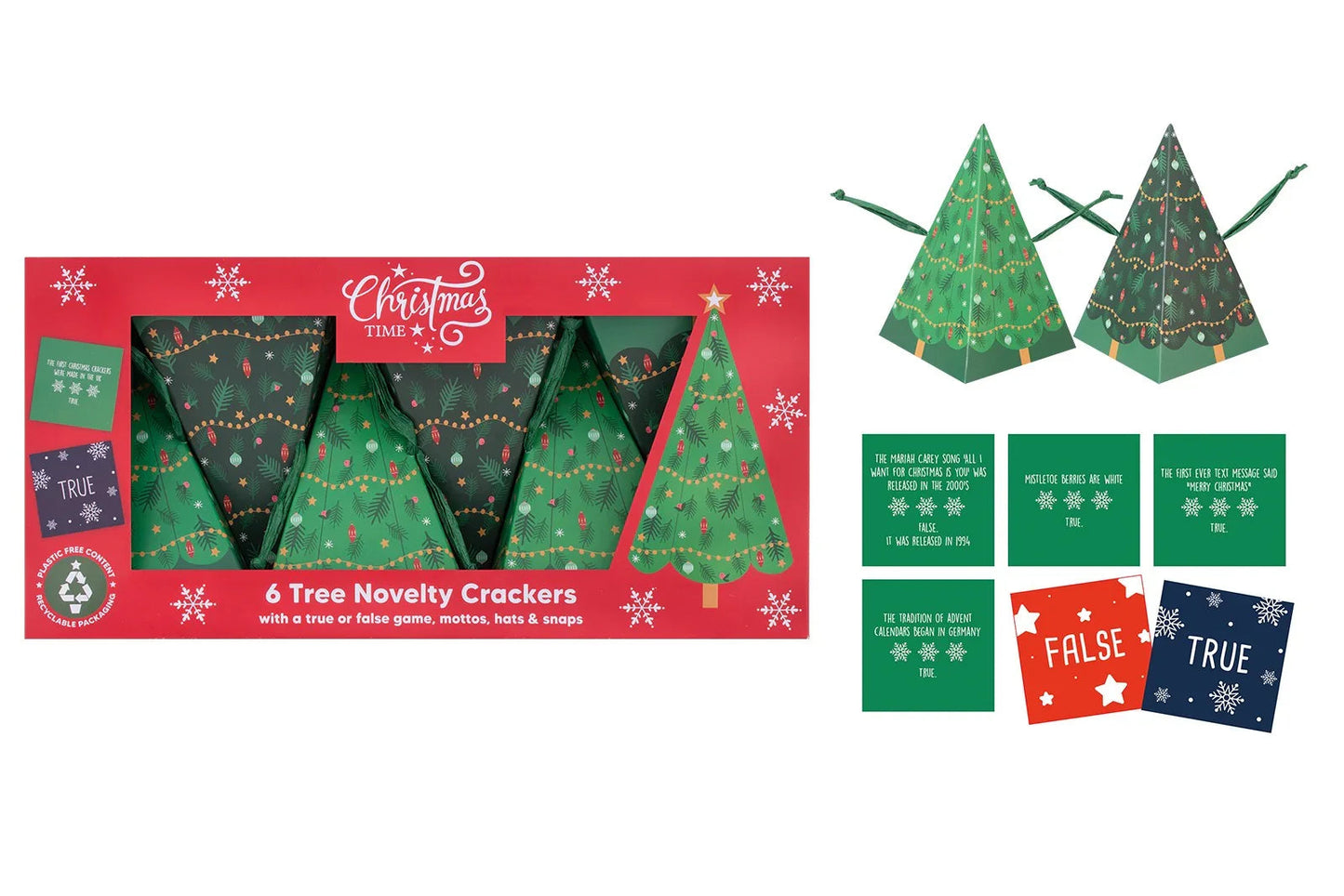 6 Tree Novelty Crackers